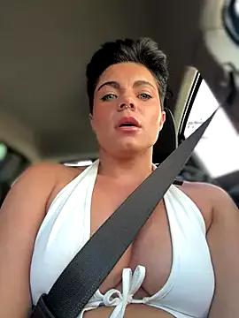 LukeLouHarvey — Squirt Show legs on dash  
