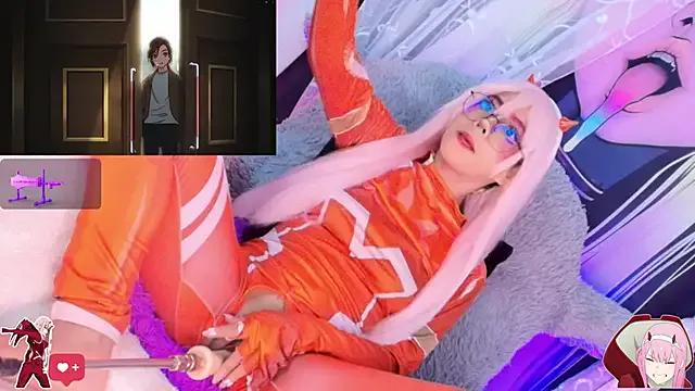 kaori- — oil in the tits+ ahegao of Rei