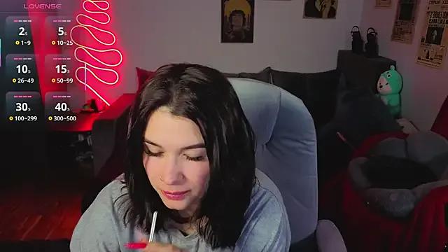 StripChat kira_kick is Freechat kira_kick — off shorts