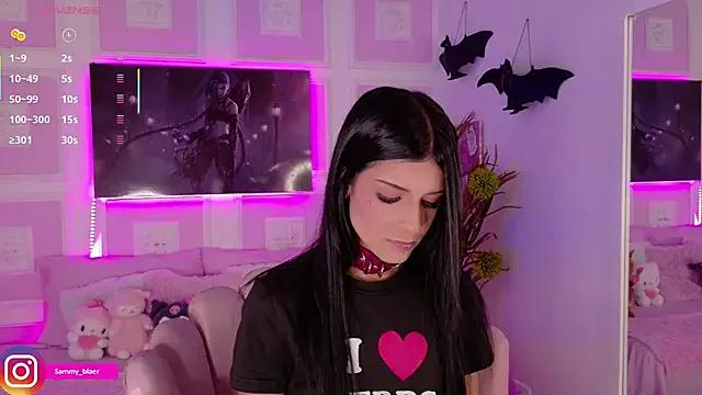 StripChat Sammyblaer is Freechat Sammyblaer — Play my boobs with big squirt nora